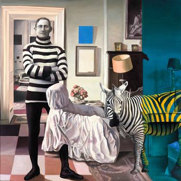 Print of Surrealism People Paintings by Davide Querin
