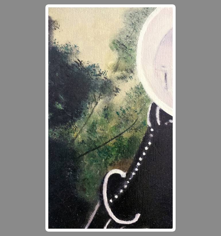 Original Surrealism People Painting by Davide Querin