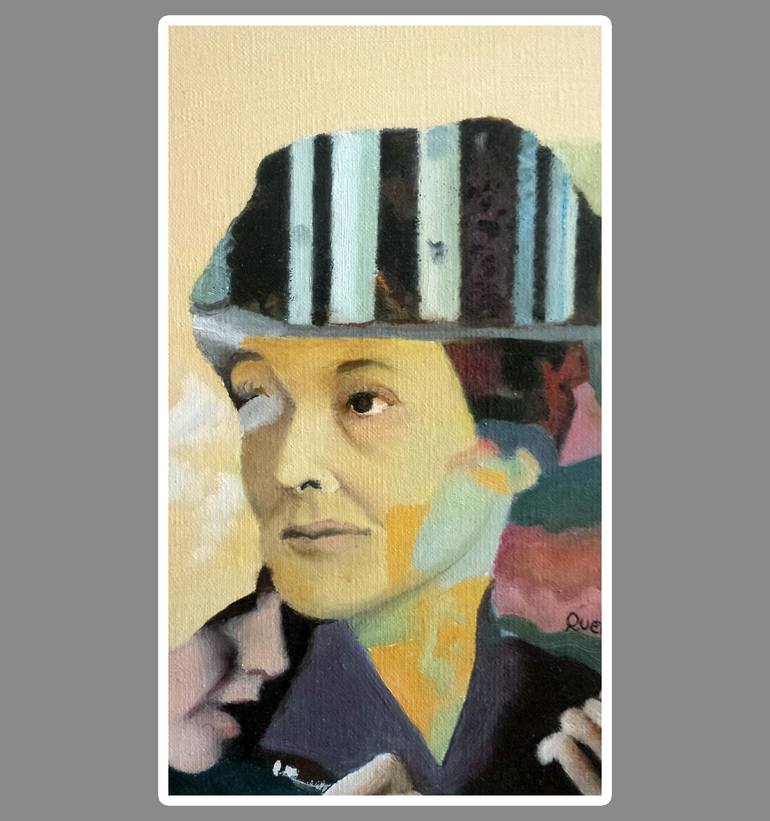 Original Surrealism People Painting by Davide Querin