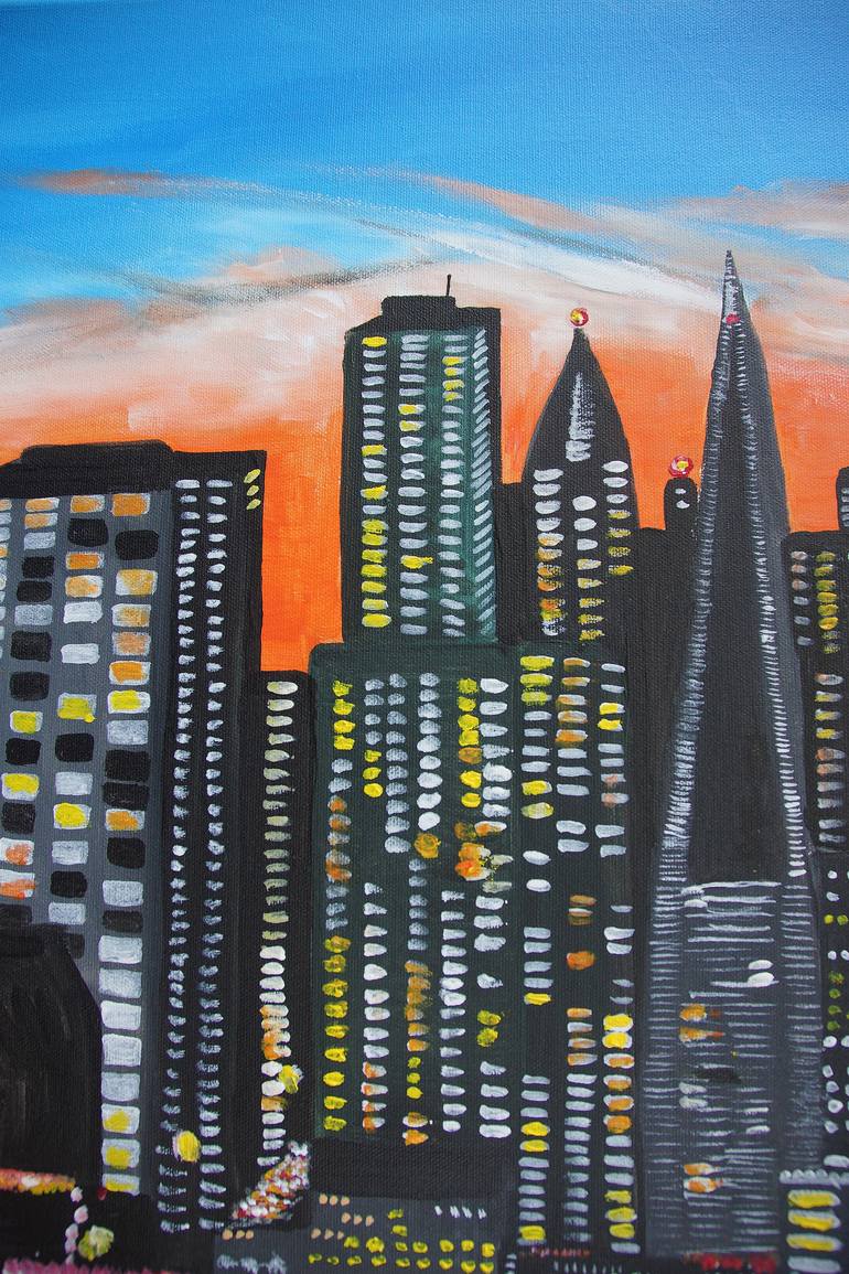 Original Photorealism Landscape Painting by Елена Мартынова