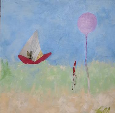 Red boat and pink balloon thumb