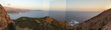 Panoramic view from Capo Rosso, Corsica thumb