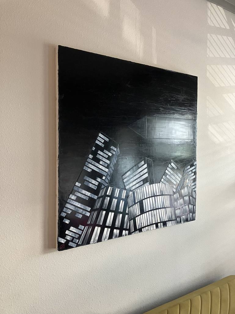 Original Modern Architecture Painting by Arash Etemadi