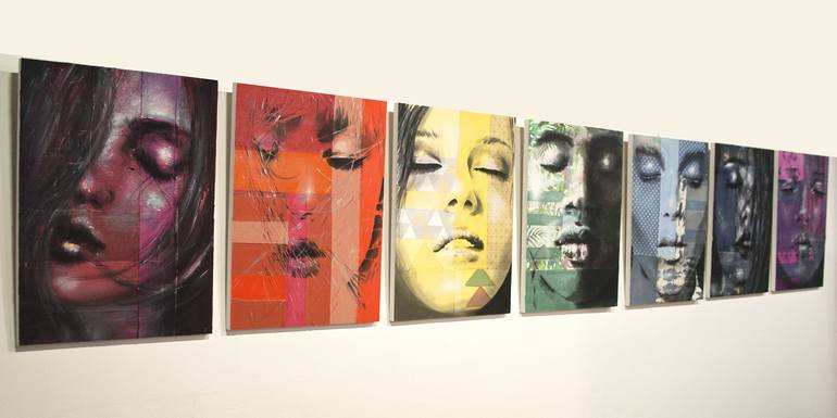 Original Pop Art Women Collage by Pam Glew
