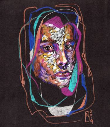 Print of Abstract Portrait Drawings by Nair Corey