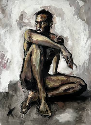 Sad freckled boy charcoal art - Saanzi - Paintings & Prints, People &  Figures, Portraits, Male - ArtPal
