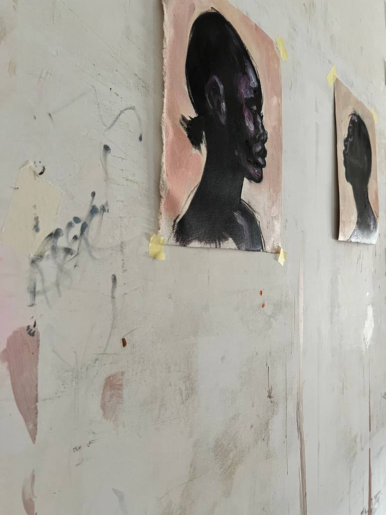 Original Contemporary People Painting by Claudia Barbu