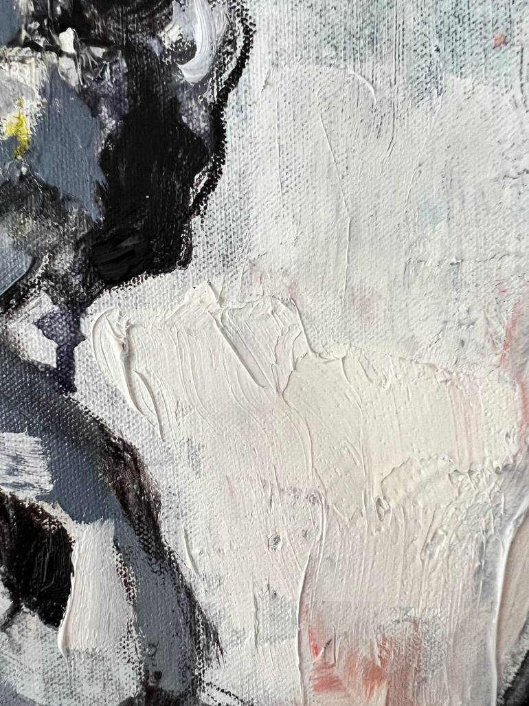 Original Abstract Love Painting by Claudia Barbu