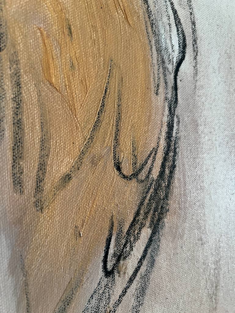 Original Abstract Expressionism Body Painting by Claudia Barbu