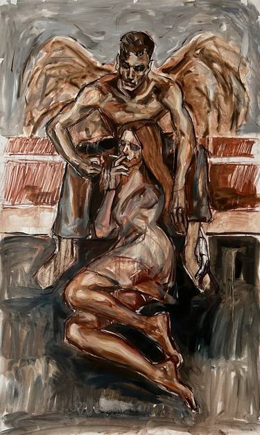 Original Figurative Celebrity Paintings by claudia barbu