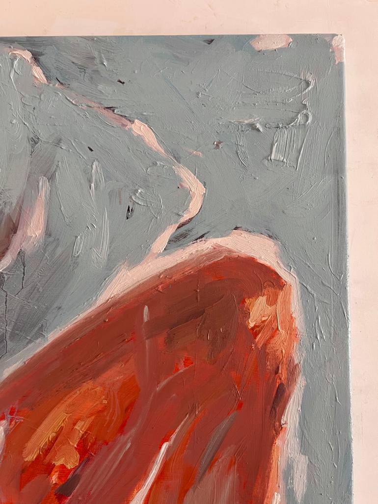 Original Art Deco Abstract Painting by Claudia Barbu