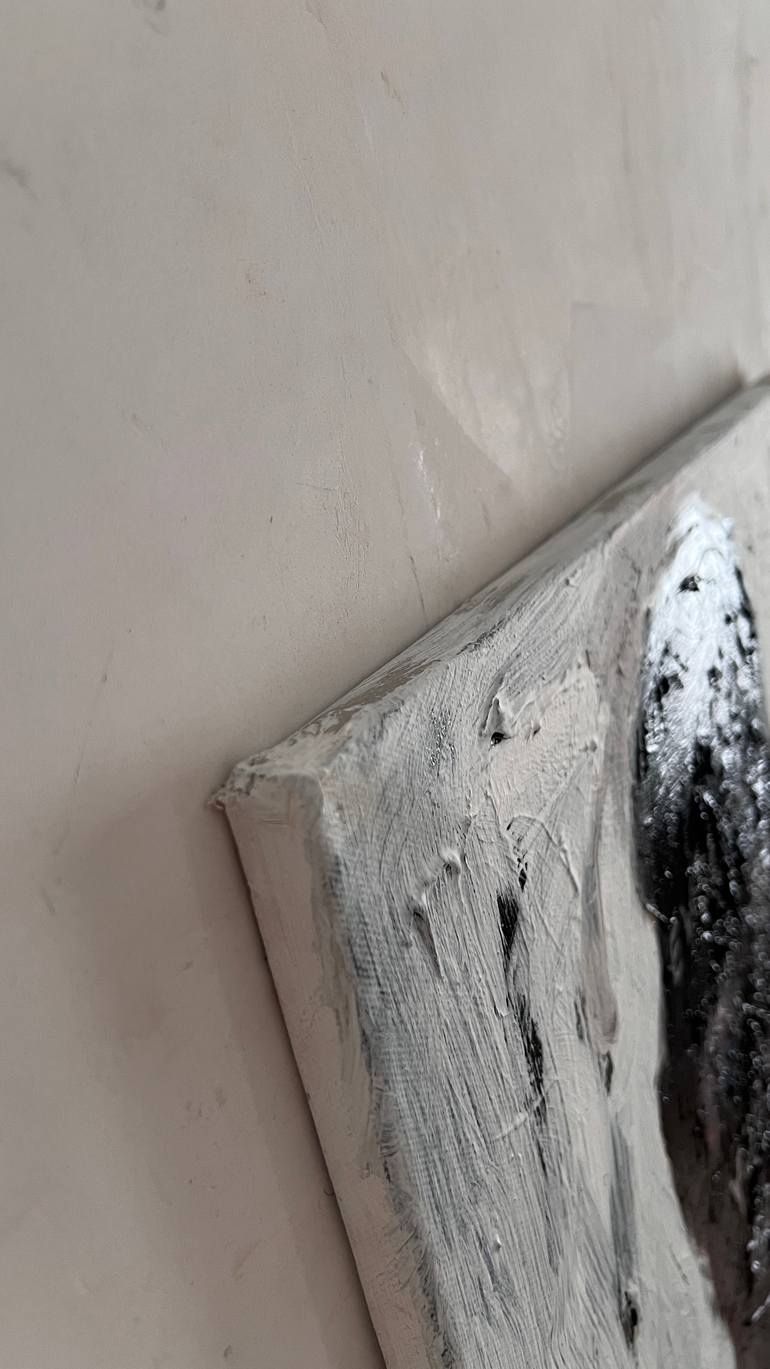 Original Art Deco Abstract Painting by Claudia Barbu