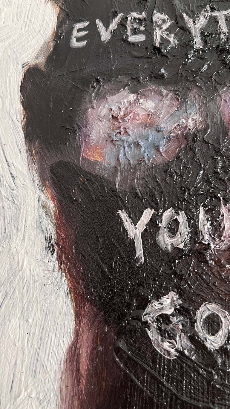 Original Art Deco Abstract Painting by Claudia Barbu