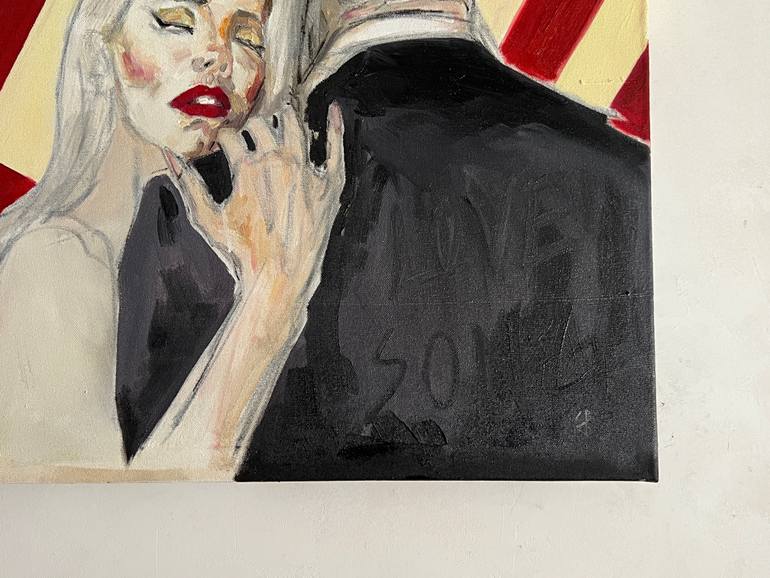 Original Art Deco Cinema Painting by Claudia Barbu
