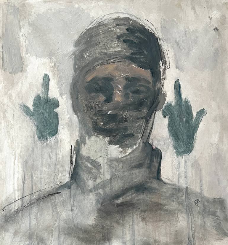 Original Algorithmic Cinema Paintings by Claudia Barbu