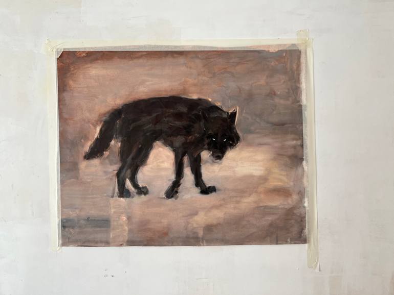 Original Contemporary Animal Painting by Claudia Barbu