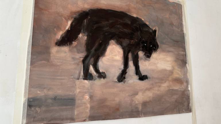 Original Contemporary Animal Painting by Claudia Barbu