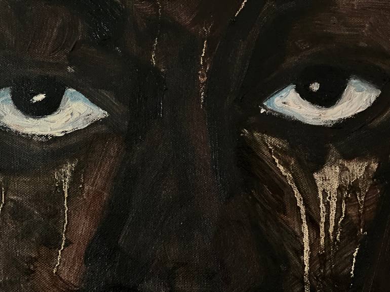 Original Art Deco Pop Culture/Celebrity Painting by Claudia Barbu