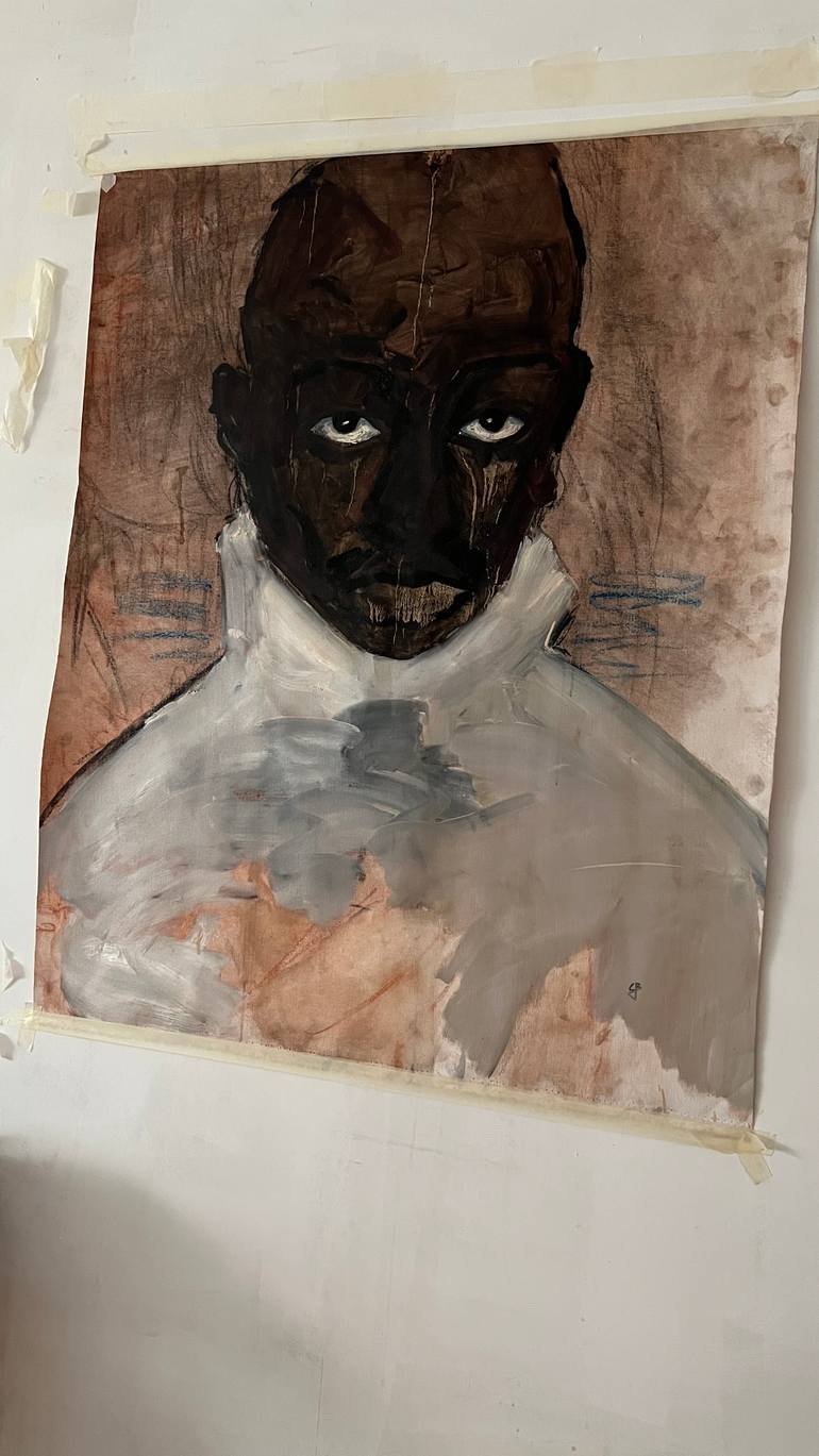 Original Art Deco Pop Culture/Celebrity Painting by Claudia Barbu