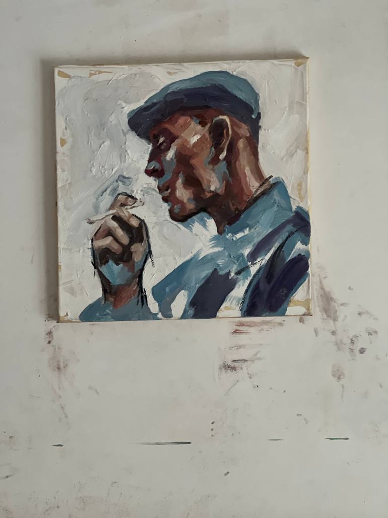 Original Figurative Cinema Painting by Claudia Barbu