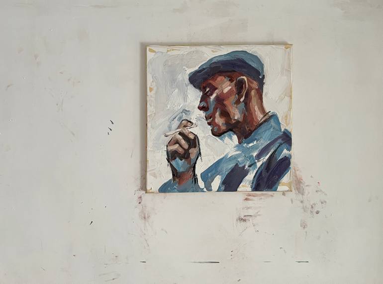 Original Figurative Cinema Painting by Claudia Barbu