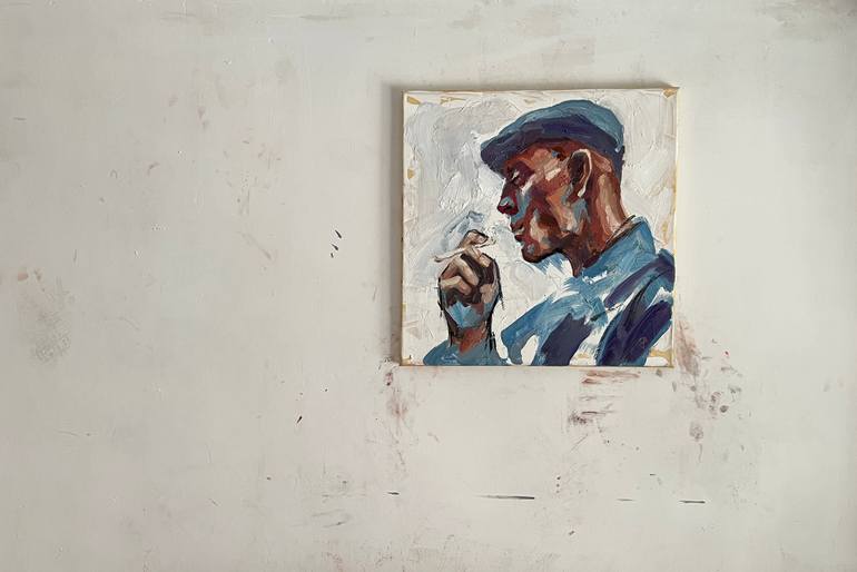Original Figurative Cinema Painting by Claudia Barbu