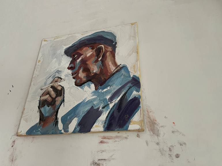 Original Figurative Cinema Painting by Claudia Barbu