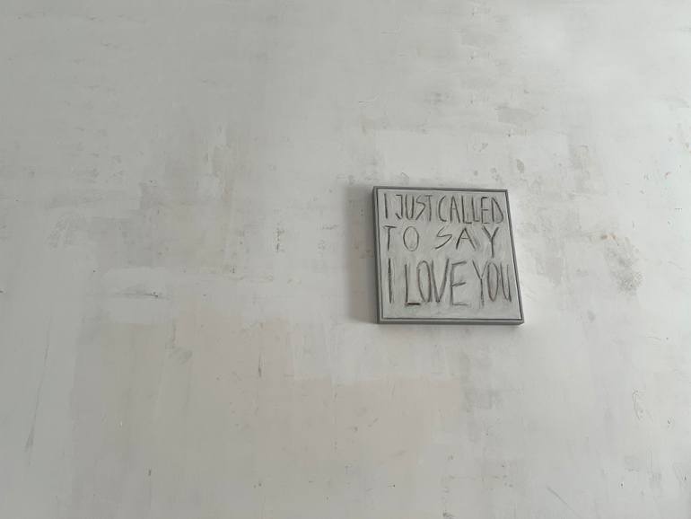 Original Abstract Expressionism Love Painting by Claudia Barbu