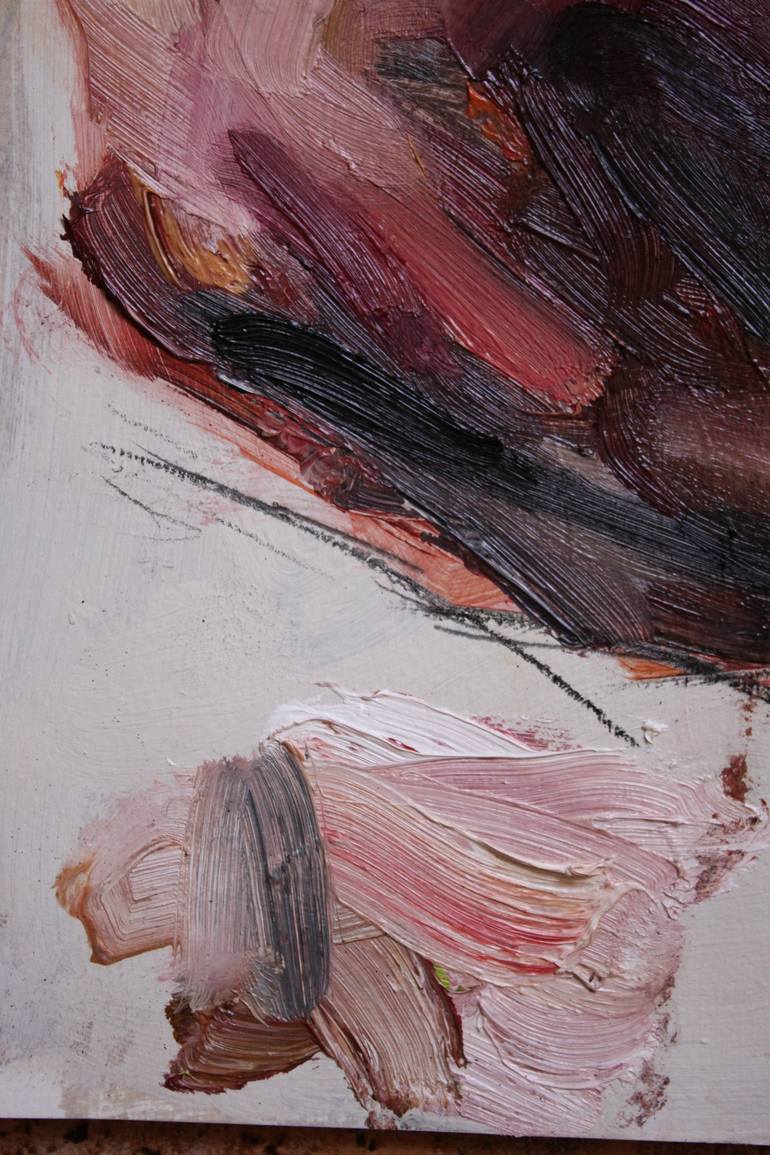 Original Art Deco Men Painting by Claudia Barbu