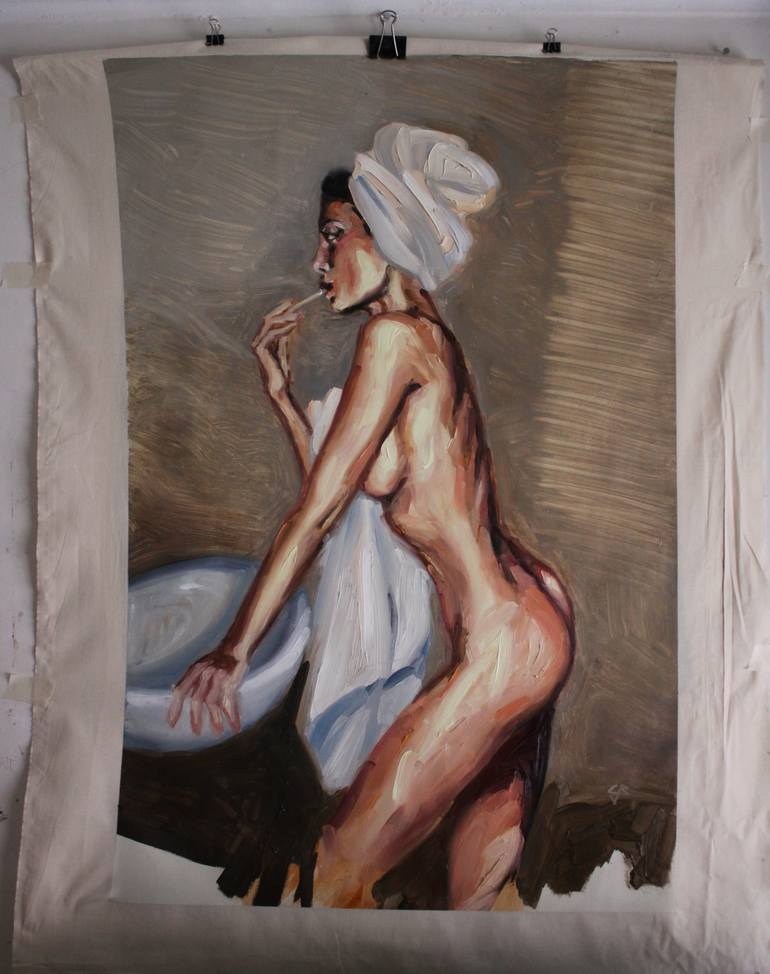 Original Nude Painting by claudia barbu