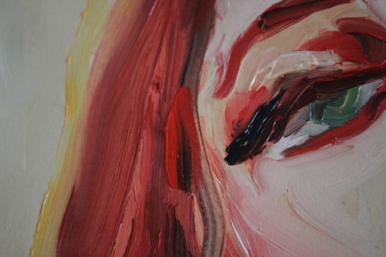 Original Expressionism Fashion Painting by Claudia Barbu