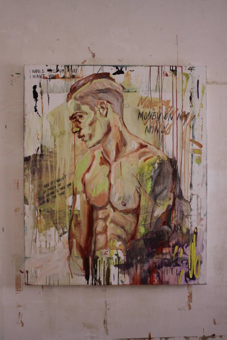 Original Nude Painting by claudia barbu