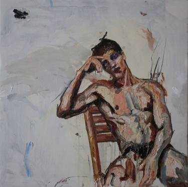 Original Minimalism Nude Paintings by claudia barbu