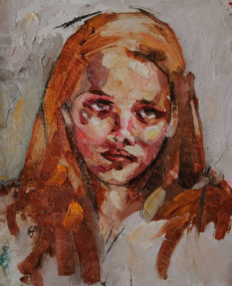 Portrait Painting by claudia barbu | Saatchi Art