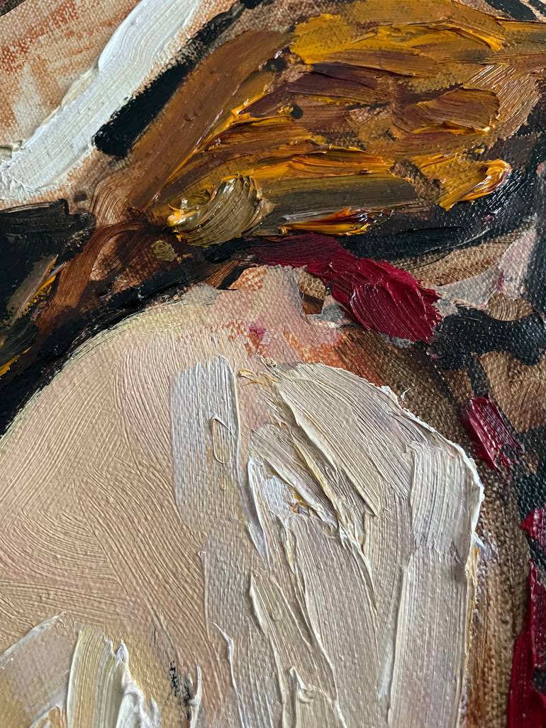 Original Abstract Expressionism Abstract Painting by Claudia Barbu