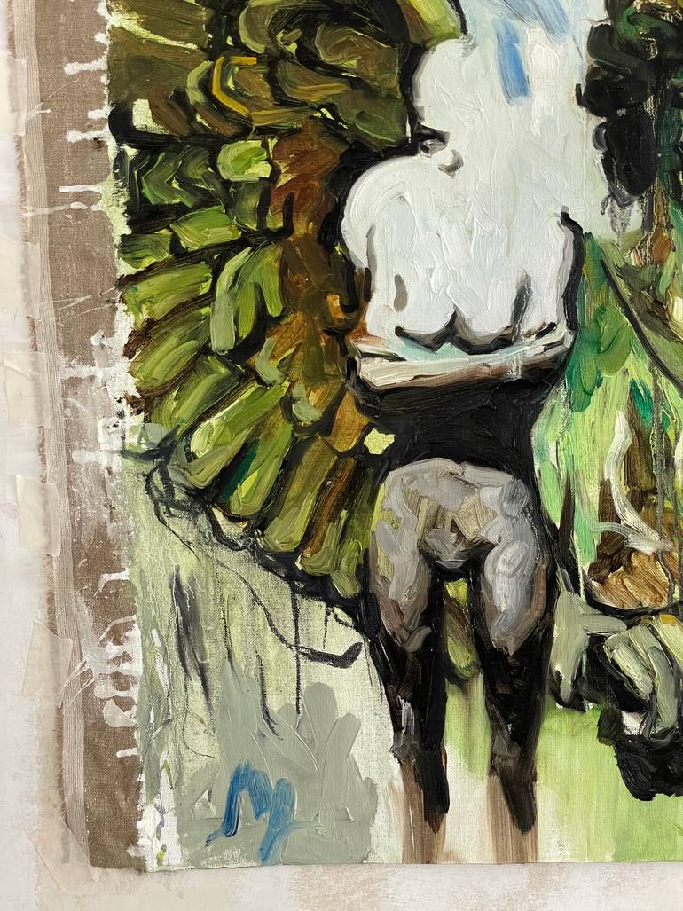 Original Art Deco Health & Beauty Painting by Claudia Barbu