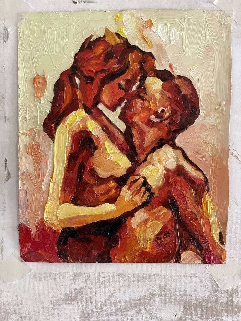 Original Erotic Painting by claudia barbu