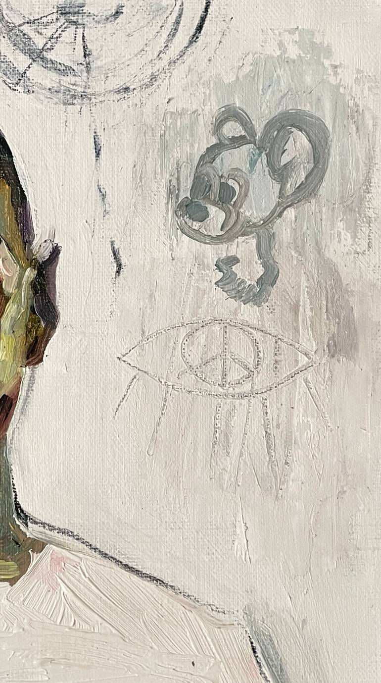 Original Art Deco Children Painting by Claudia Barbu