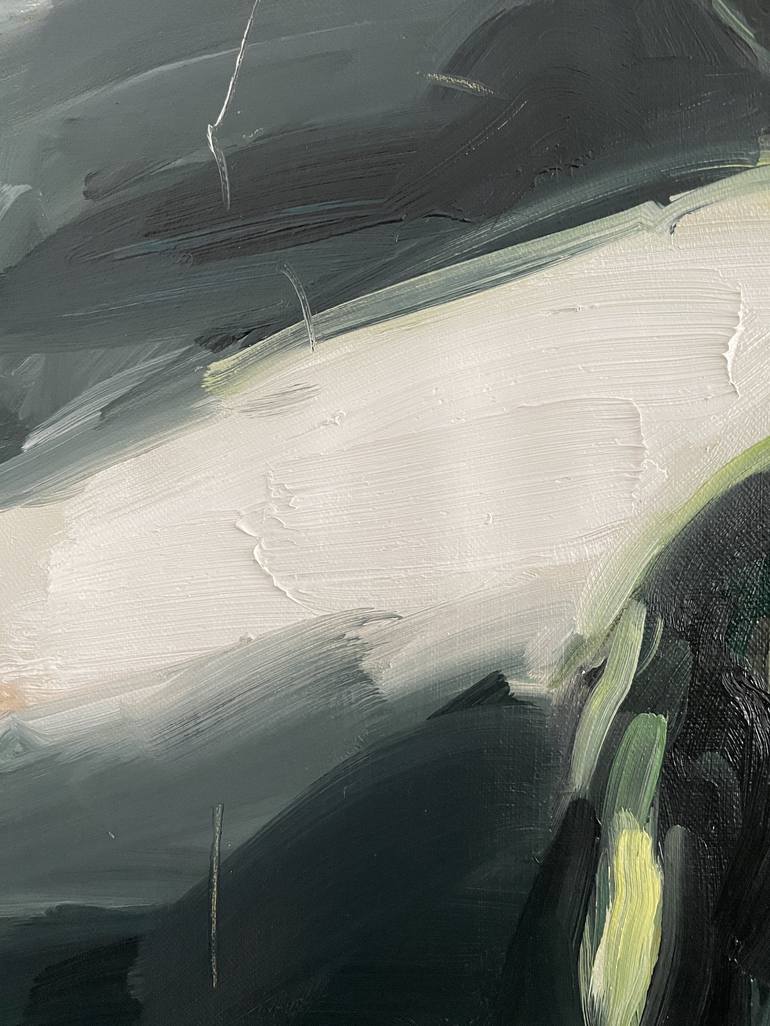 Original Art Deco Religion Painting by Claudia Barbu