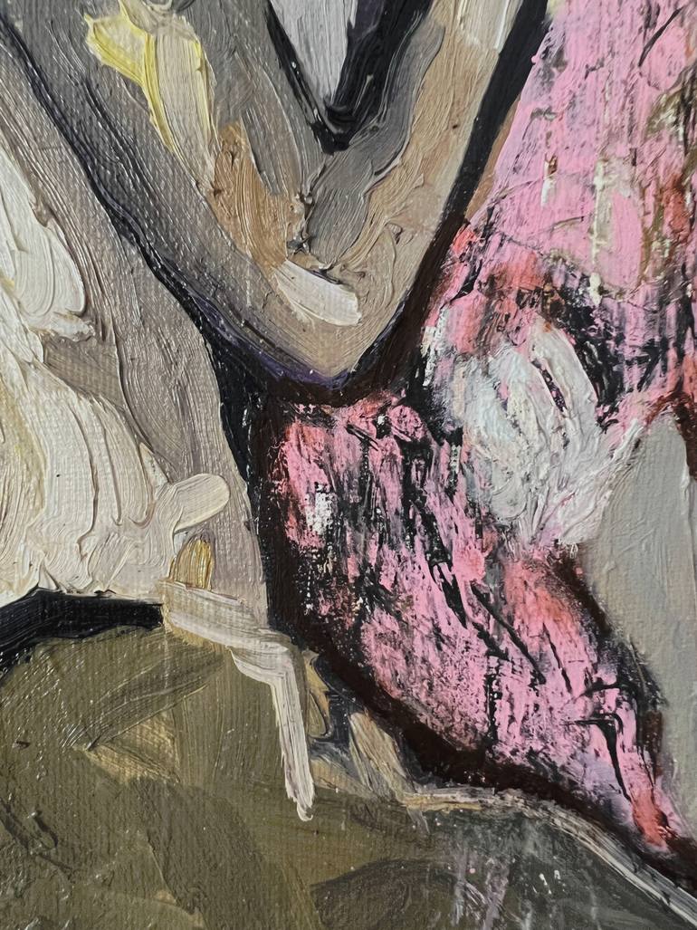 Original Art Deco Fantasy Painting by Claudia Barbu