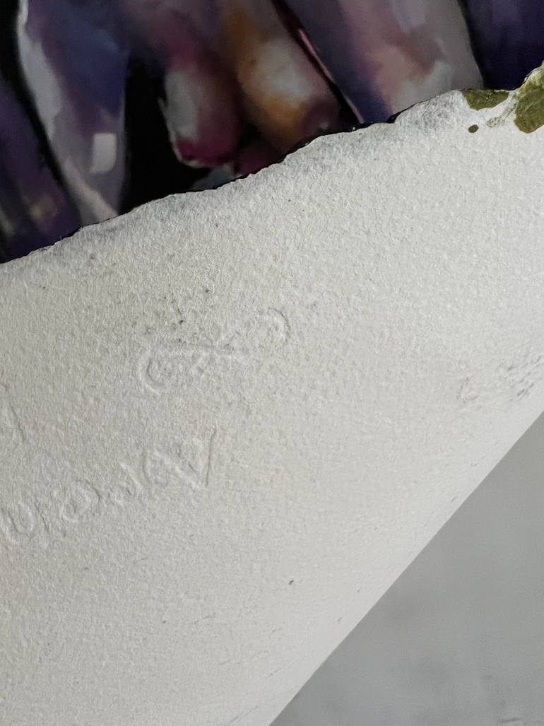 Original Conceptual Time Painting by Claudia Barbu