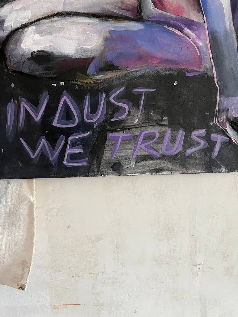 Original Conceptual Time Painting by Claudia Barbu