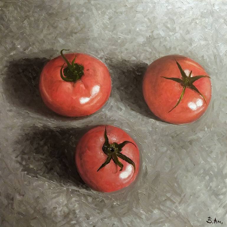 Tomatoes Painting by Vadim Amelichev | Saatchi Art