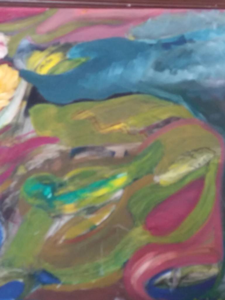 Original Figurative Nature Painting by Malu Bert