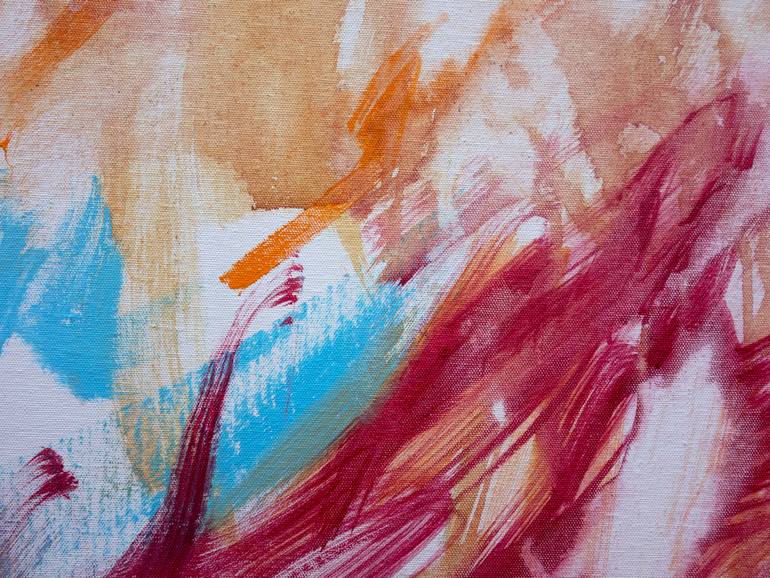 Original Abstract Expressionism Abstract Painting by Rosalinde Bakker