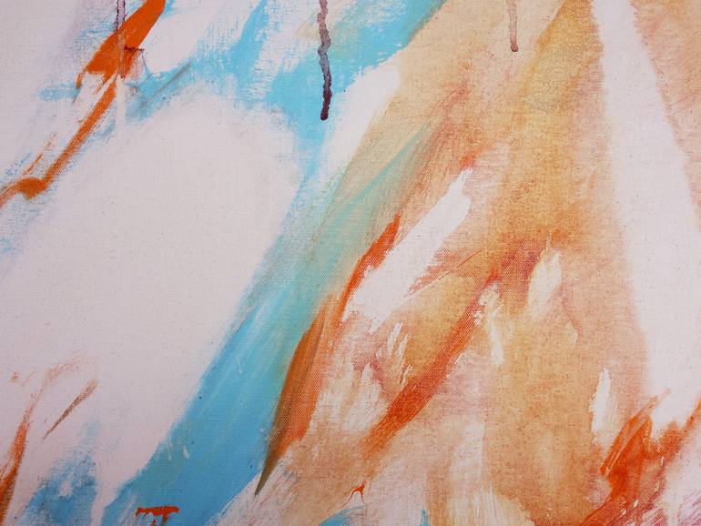 Original Abstract Expressionism Abstract Painting by Rosalinde Bakker