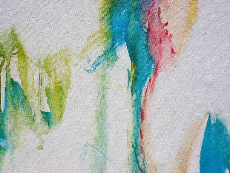 Original Abstract Expressionism Abstract Painting by Rosalinde Bakker