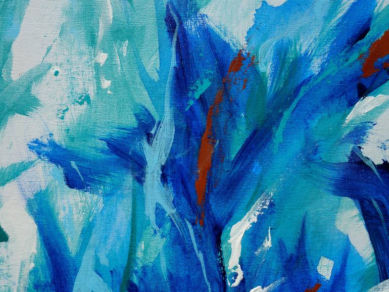Original Abstract Expressionism Abstract Painting by Rosalinde Bakker
