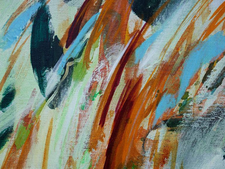 Original Abstract Expressionism Abstract Painting by Rosalinde Bakker