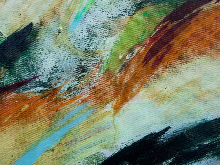 Original Abstract Expressionism Abstract Painting by Rosalinde Bakker